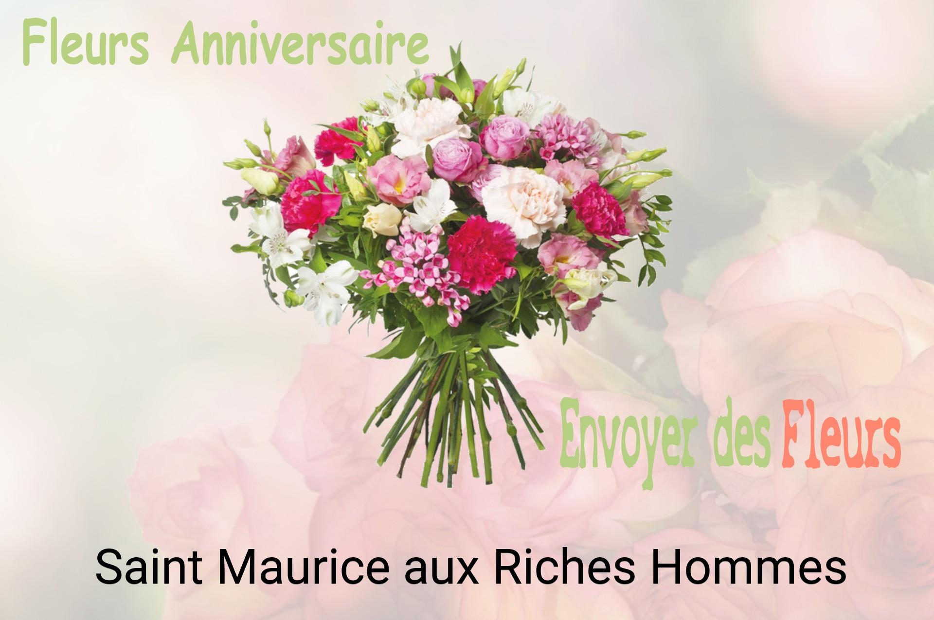 Bouquet de fleurs d’anniversaire livré à Saint-Maurice-aux-Riches-Hommes